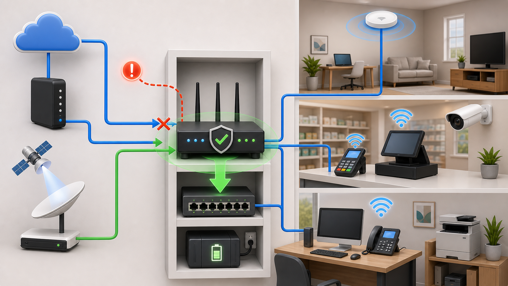 Xfinity or Cable ISP Plus Starlink Backup: How a Network Handoff Should Be Planned