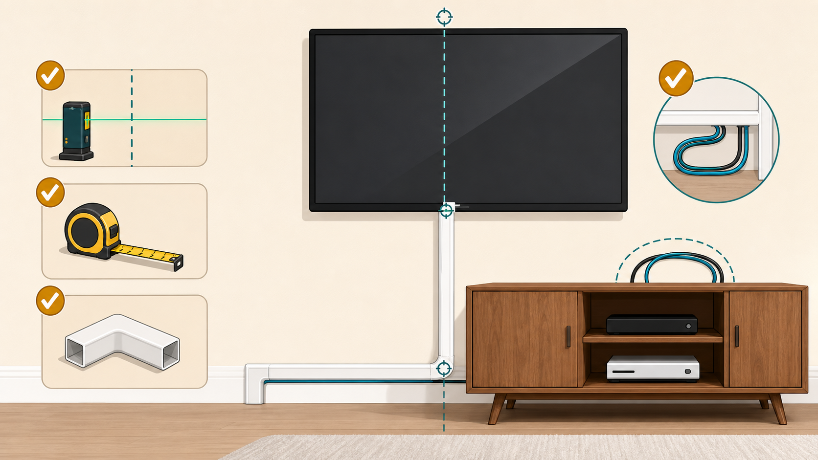 Cable Management Without In-Wall Work: Raceways, Low-Profile Routing and Safety Limits