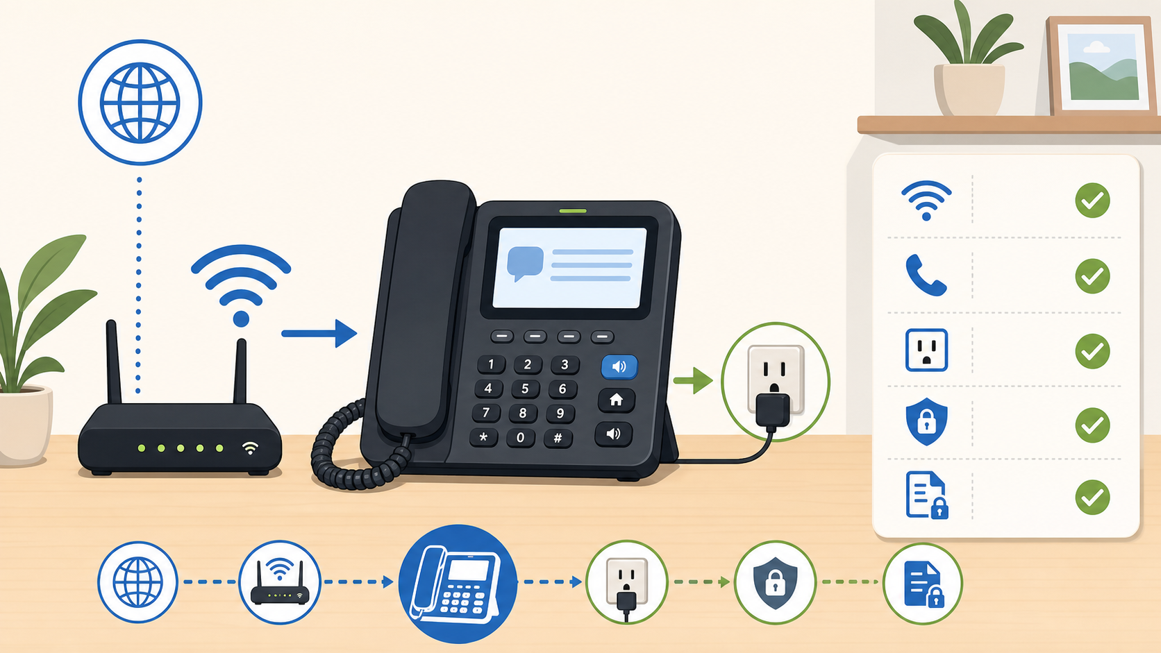 ClearCaption, Xfinity/Comcast and IP-Connected Phone Setup: Internet Handoff, Placement and Support Checks