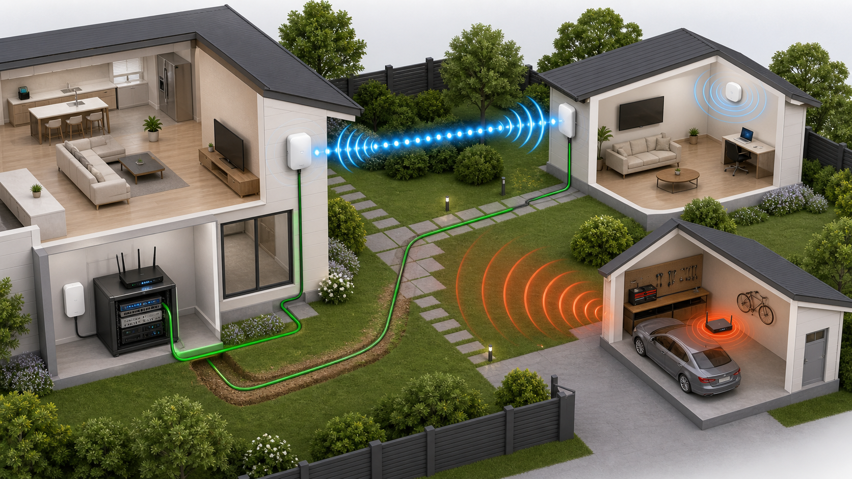 Access Point Placement for Guest Houses, ADUs and Detached Garages