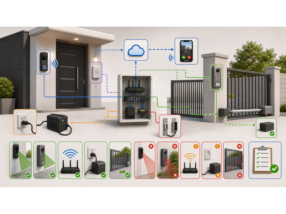 3D service map for Smart Security Camera Planning: Field of View, Power, Storage and Network Load