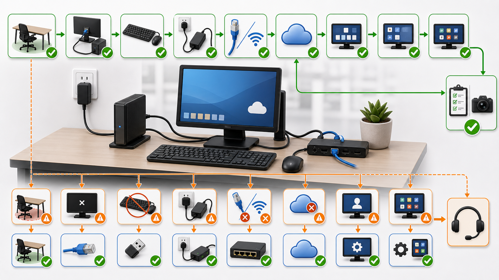 Workstation Setup That Actually Works From the User's Chair