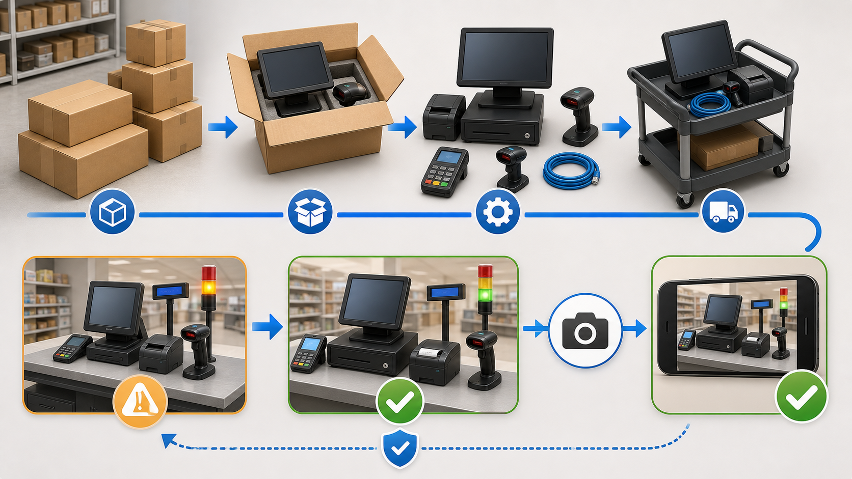 POS Refresh Projects: Preparing Lanes, Registers and Peripherals for Rollout Work