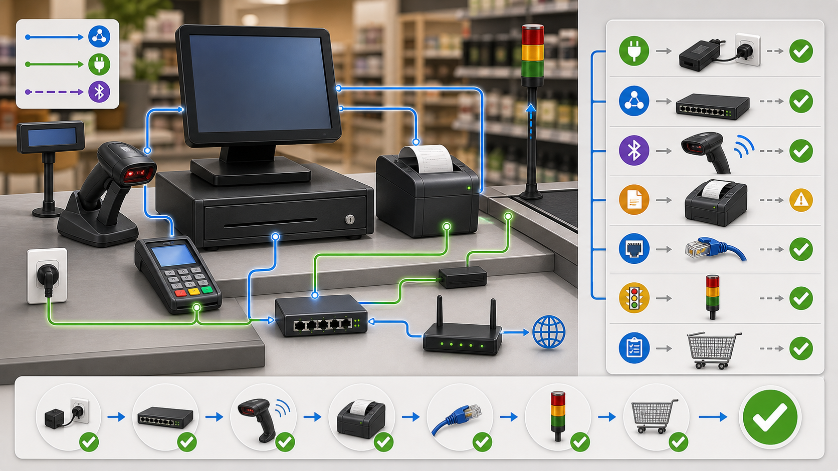 Retail POS Hardware Troubleshooting: Scanners, Receipt Printers, Lane Devices and Terminals