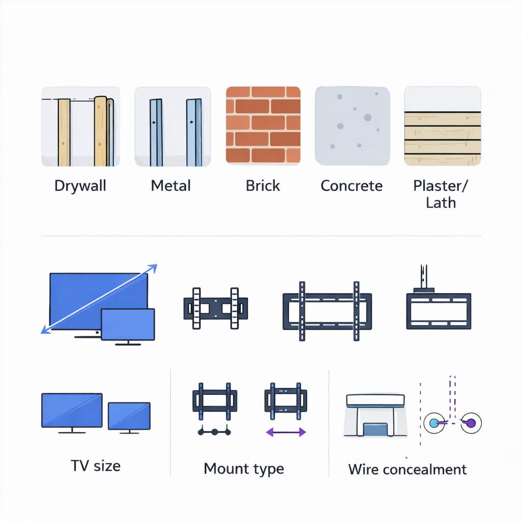TV Wall Mounting Checklist Before Drilling Into Drywall, Studs, Brick or Tile