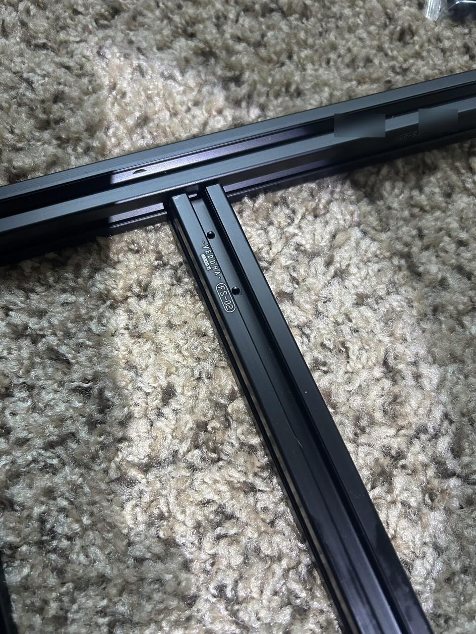 Rack frame for AI equipment setup documented for a smart technology service call