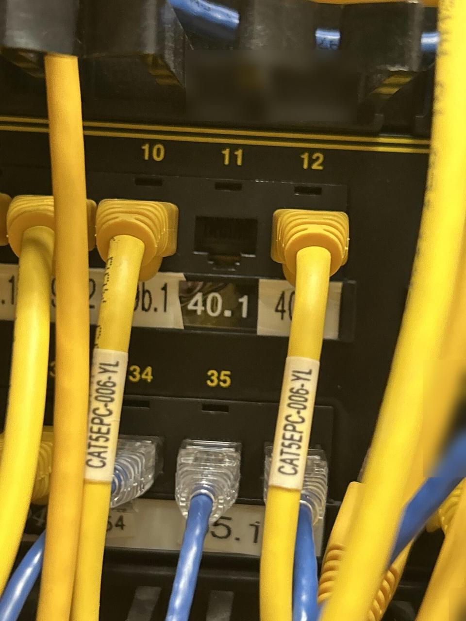 Smart technology service detail: low-voltage hardware and device cabling before trim-out or final setup