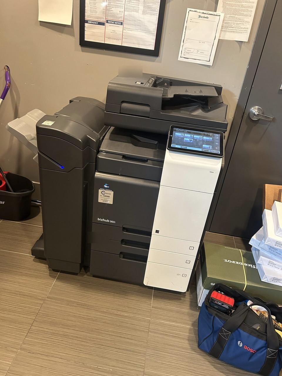Alrty portfolio view of printer connection and peripheral service detail at the service location