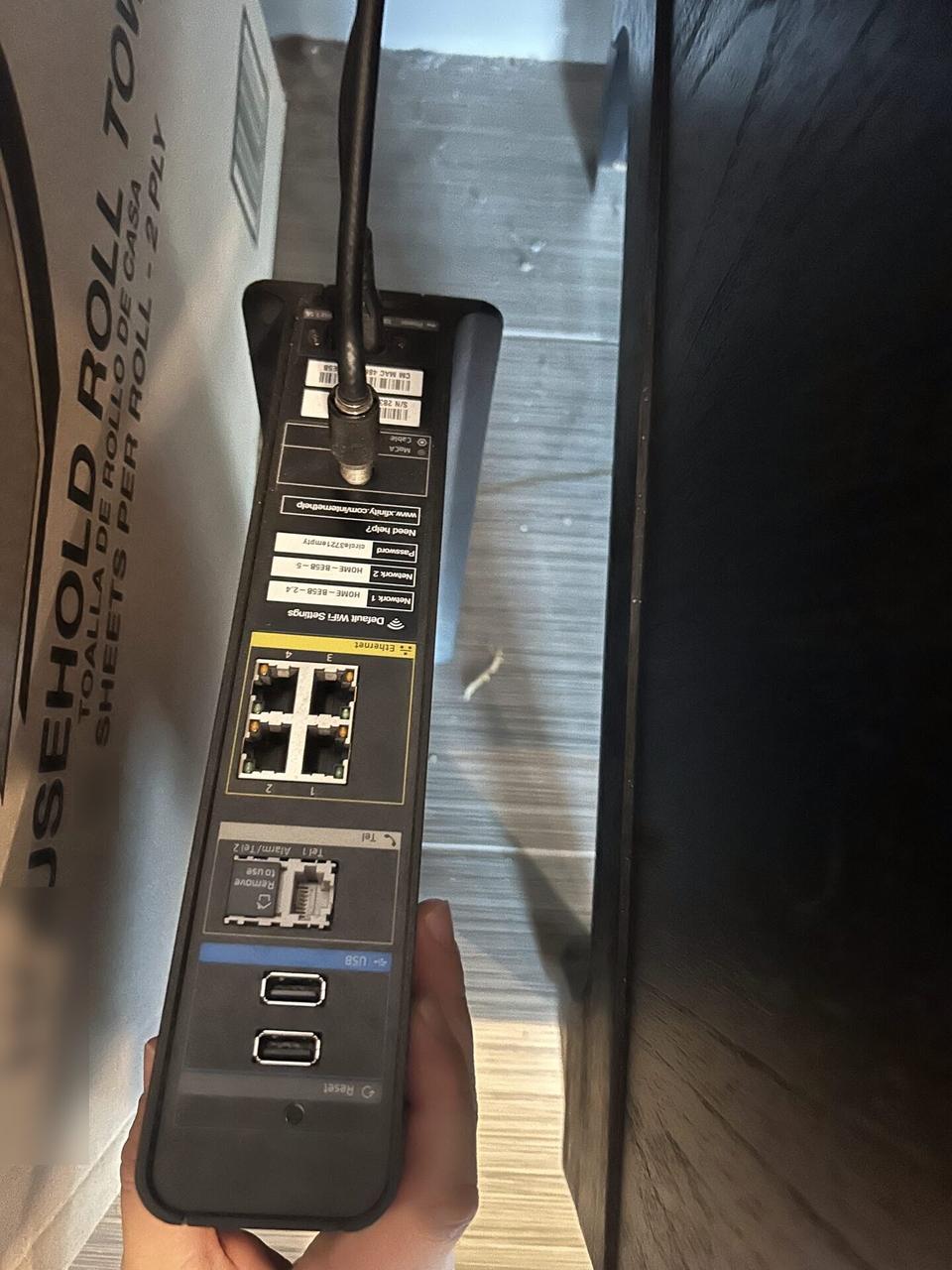 Smart technology service detail: wireless access point and router setup detail before final network testing