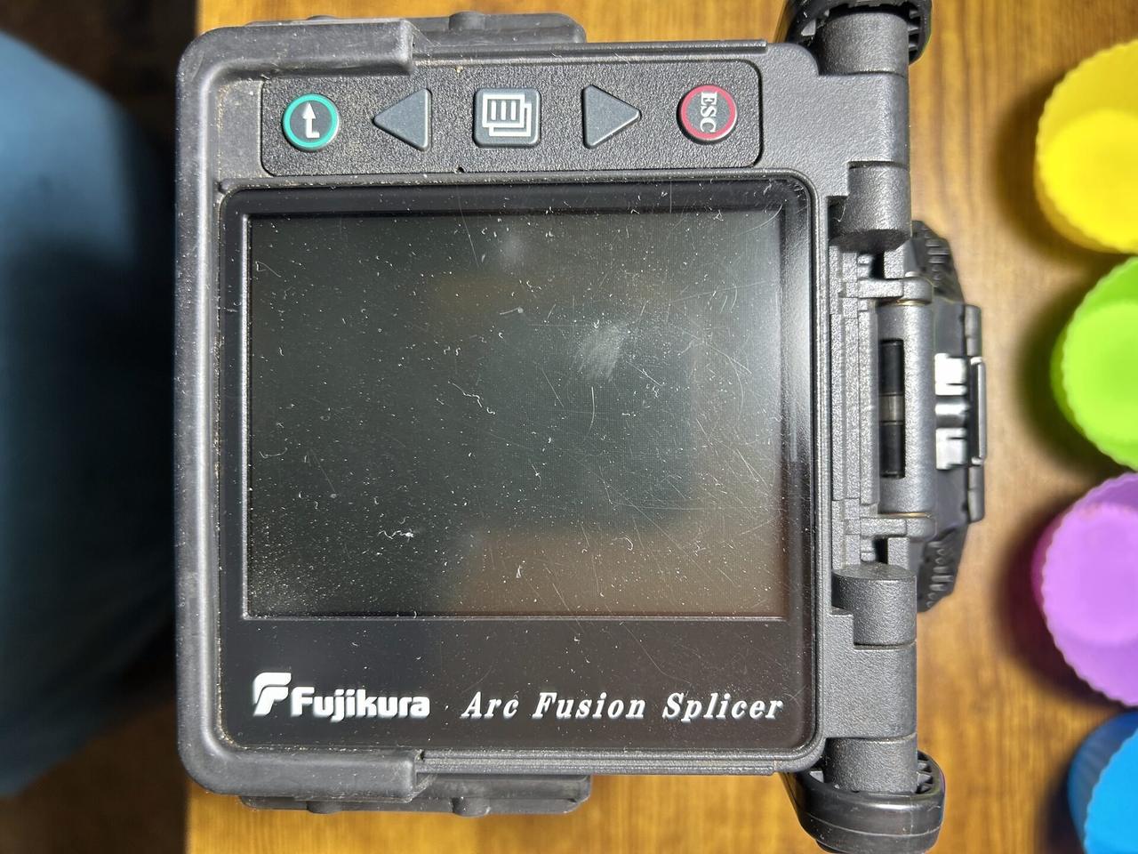 Alrty portfolio view of fiber fusion splicer service work