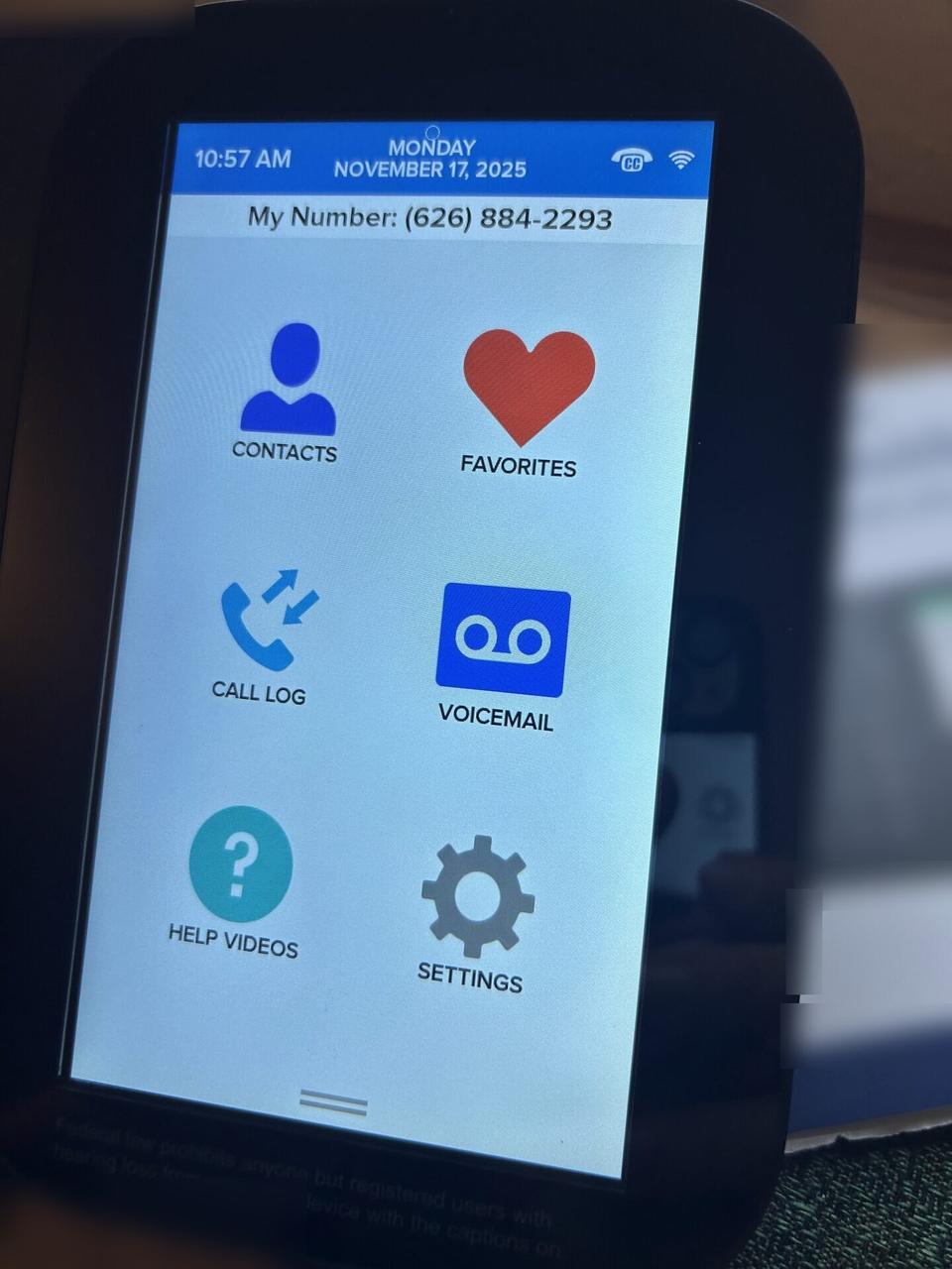 Smart technology service detail: phone system hardware during onsite support with private numbers omitted