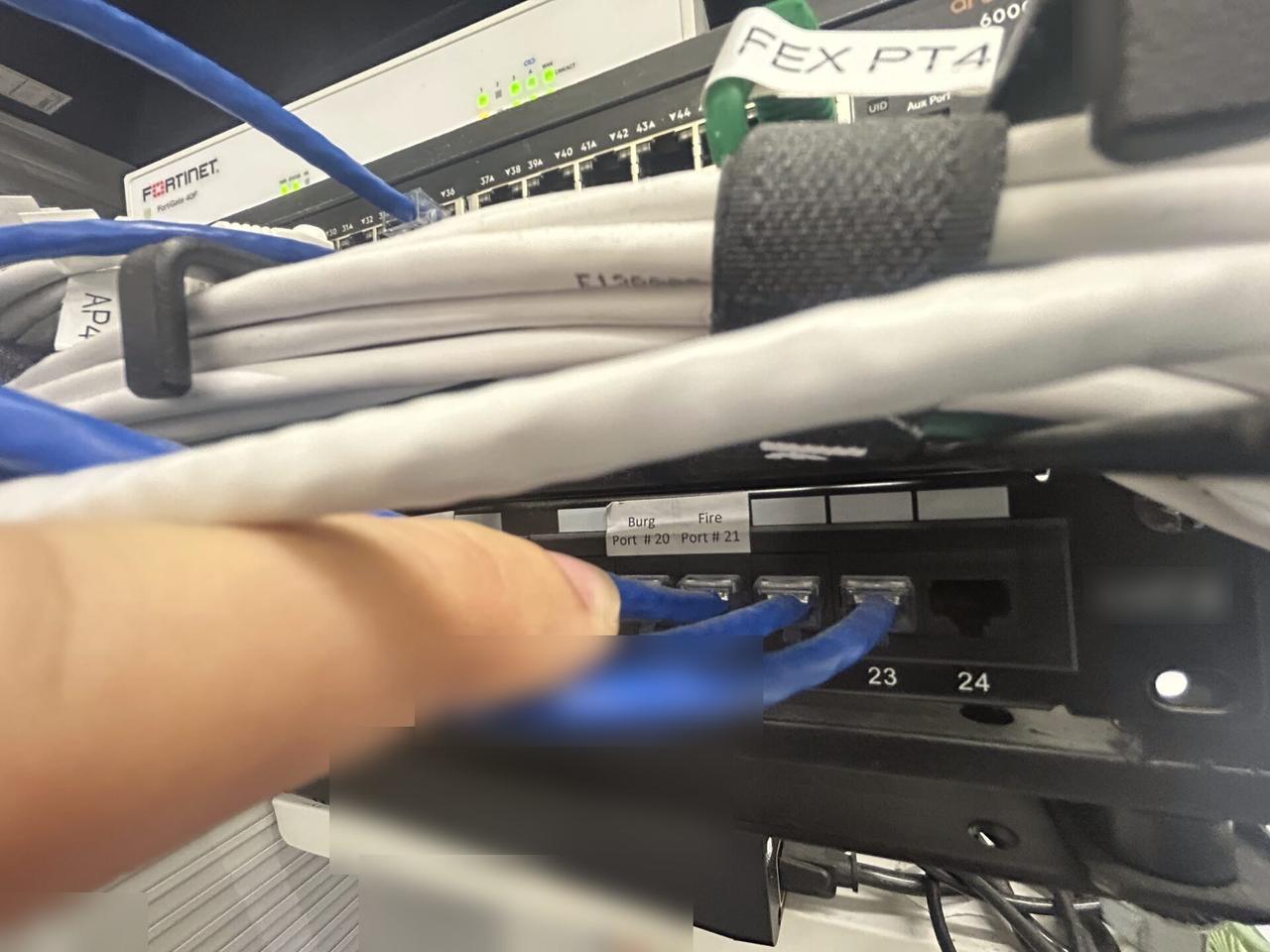 Alrty portfolio view of network switch or router access-point hardware