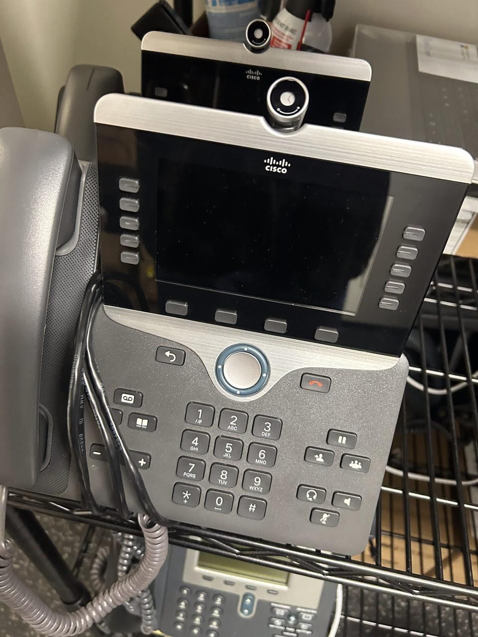 Telephony device handoff and cabling work during telephony troubleshooting during an Alrty onsite service visit