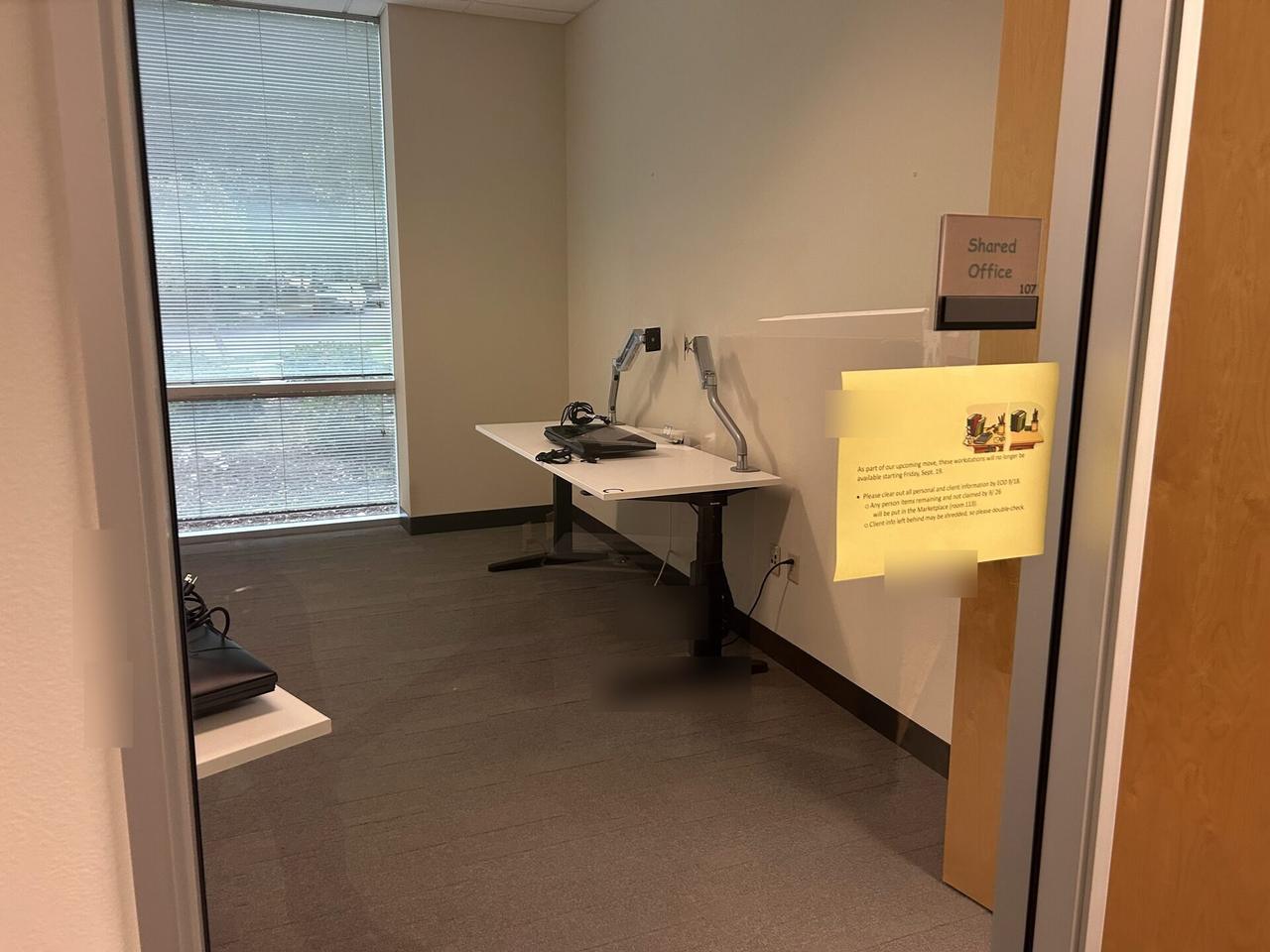 Alrty portfolio view of office workstation setup with monitors during workstation validation
