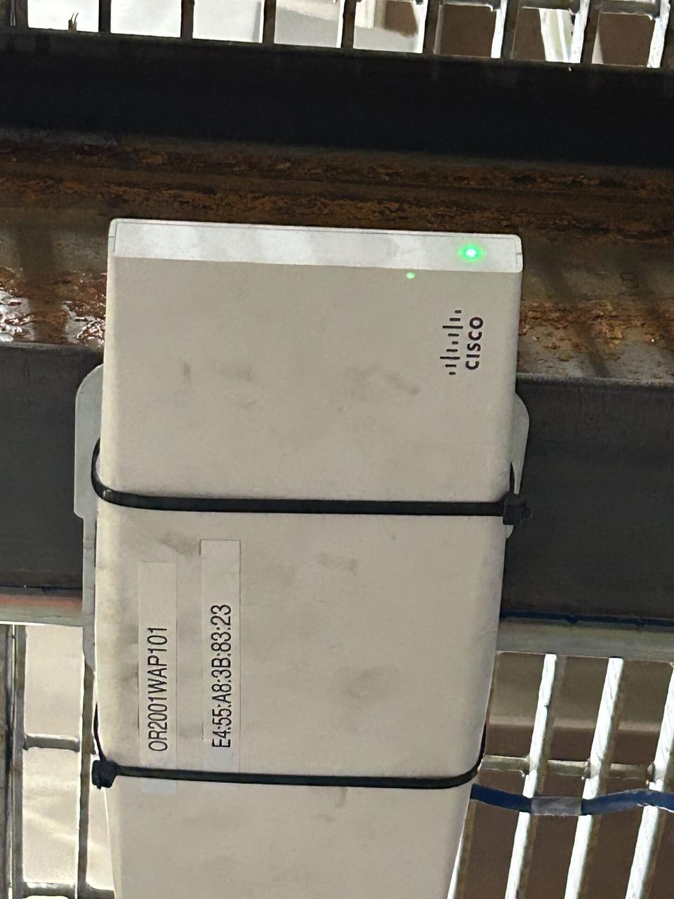 Enterprise retail wireless access point refresh during connectivity validation during an Alrty onsite service visit
