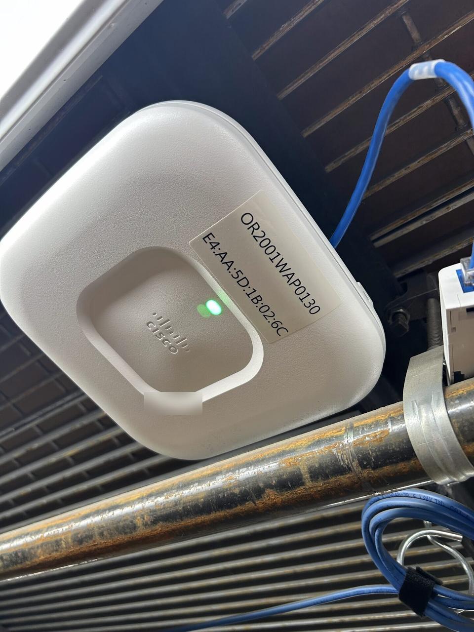 Enterprise retail wireless access point refresh for onsite Wi-Fi support documented for a smart technology service call