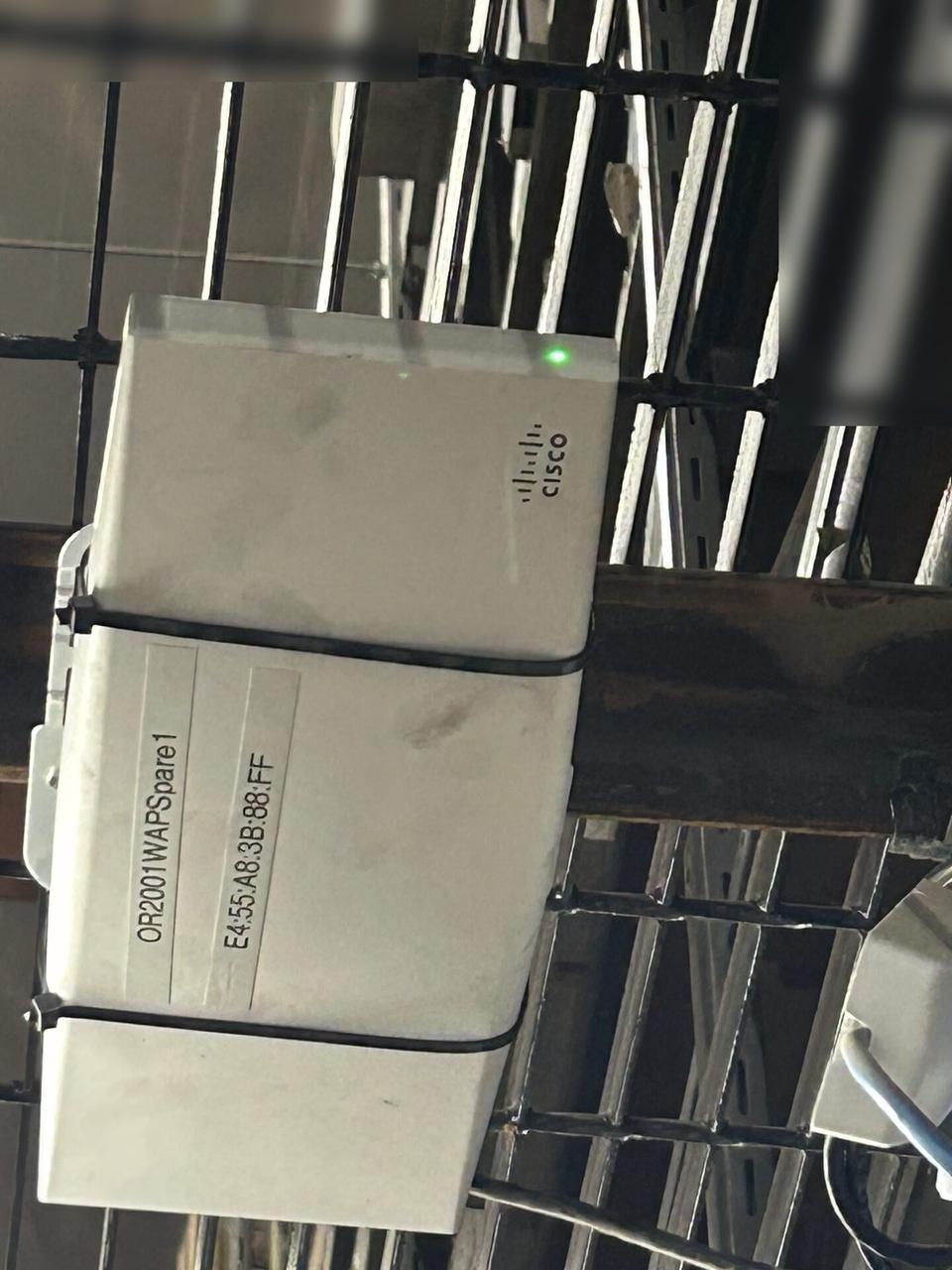 Enterprise retail wireless access point refresh at the device handoff point documented for a smart technology service call