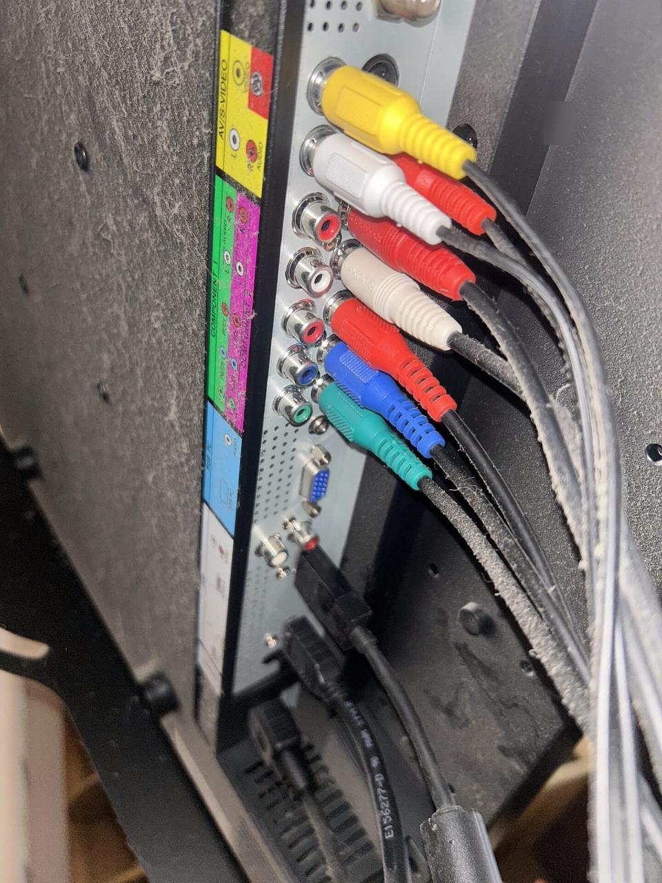 Service documentation showing streaming device and television setup context before final viewing checks