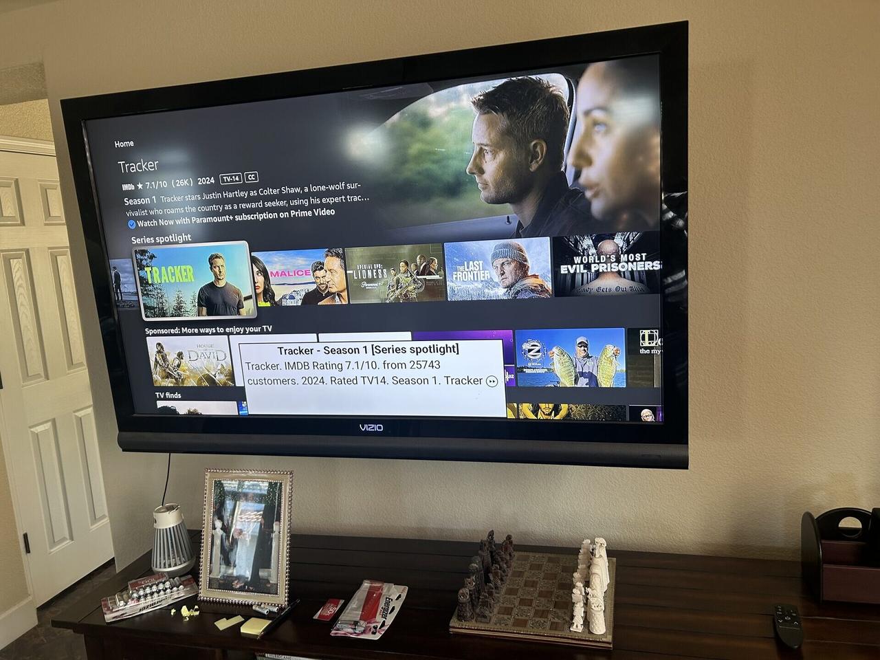 Service documentation showing TV service photo reviewed for public-safe TV-related use